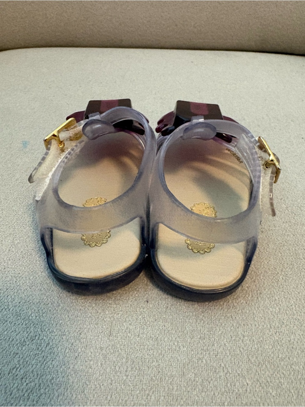 Mini Melissa Clear Jelly Popsicle Sandals - Picture 4 of 7